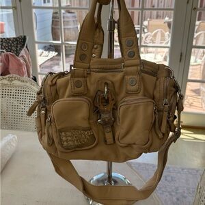 George Gina & Lucy Tan Shoulder Bag with Multiple Pockets